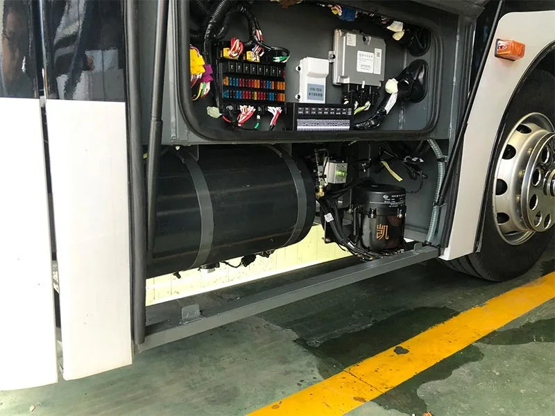 Ingebouwde elektrische controle-aftapklep